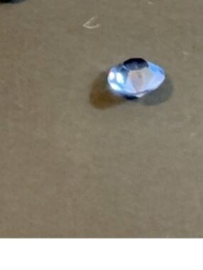 December Birthstone Blue Faceted Floating Locket Diamond Charms